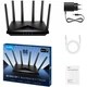 Маршрутизатор Cudy WR6500H BE6500 Wi-Fi 7 Router 2.4 ГГц 5 ГГц 2.5G 4xLAN 6 антенн гигабитный роутер беспроводной маршрутизатор - изображение 3