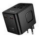 Адаптер сетевой HOCO Changer 3-port PD universal charger AC31 |1USB/2TypeC, PD/QC, 25W/3.4A| Black - изображение 3