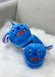 Тапочки кігурумі Стич Kigurumi Дитячі Для Дому Плюшеві Сині 27-34 (3096/1) - зображення 1