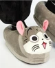 Тапочки іграшки кігурумі Kigurumi Кіт Чі Домашні Плюшеві Тканинні Чоловічі Сірий 38-40 (3015/3) - зображення 6