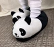 Тапочки Кигурми игрушки Kigurumi Панда Домашние Плюшевые Мужские Черный с белым 36-43 (М753103) - изображение 4
