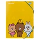 Папка A4 на резинке Line Friends YES, 492098 - изображение 1