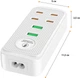 Сетевой фильтр-удлинитель Dyxon C02 4xUSB-C + 2xUSB-A FAST CHARGER 2M White (DXN-C02-2M-W) - изображение 4