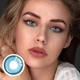 Натуральные голубые контактные линзы - Айс Дрим Блу 2шт. от ELITE Lens - изображение 5