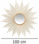 Декоративне дзеркало настінне Atmosphera 150647 GOLD SUN 98.5 cм (3560234479388) - зображення 3