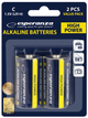 Baterie alkaliczne Esperanza LR14 2 szt (5901299957974) - obraz 3