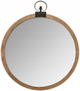 Настінне дзеркало Atmosphera 167025 Sarah кругле в дерев'янній рамі 74 см (3560238660348) - зображення 1