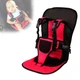 Детское бескаркасное автокресло Multi Function Car Cushion до 12 лет. Цвет: красный - изображение 9