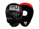 Лапи TITLE Incredi-ball Punch Mitts один розмір чорний/червоний (4955) - изображение 1