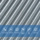 Панель стеновая 3D 500х500х5мм Бамбук Серый SW-00002878 - изображение 4