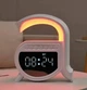 Стильное беспроводное зарядное устройство 15 Вт / Будильник / 4-в-1 Bluetooth-динамик - изображение 3