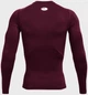 Лонгслів UA HG Armour Comp LS бордовий Чол LG 1361524-609 S/M - изображение 6