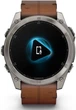 Смарт-часы Garmin Fenix 8 51mm AMOLED Sapphire Carbon grey DLC w. Chestnut Leather Band (010-02905-40) - изображение 2