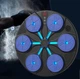 Тренажер для бокса музыкальный с подсветкой и Bluetooth черный - изображение 2