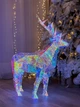 Новогоднее украшение MIS LT Олень голографический с LED-подсветкой - изображение 5