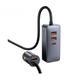 Зарядка в прикурювач 120Вт 4x USB Type-C подовжувач Baseus Share Together CCBT-B0G - зображення 3