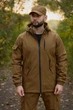 Костюм демисезонный мужской Soft Shall Intruder влагостойкий койот/3XL - изображение 4