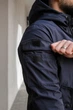 Демісезонна куртка soft shell Easy Intruder синього кольору практичний вибір для туризму тренувань і міських умов у прохолодну погоду/M - зображення 9