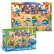Великий пазл на підлогу DoDo 200619 Smurfs Музика грає, розмір зібраного пазла: 46 × 64 см, в коробці - зображення 1