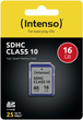 Карта пам'яті Intenso SDHC 16GB Class 10 (3411470) - зображення 2