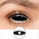 Склеральные линзы черные на весь глаз ELITE Lens Хорор Блек 22 мм 2 шт - изображение 1