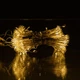 Гирлянда штора мишура хвойная лапа светодиодная 600 LED роса GarlandoPro комнатная новогодний декор для интерьера Желтая - изображение 7