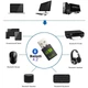Двохдіапазонний Wi-Fi/Bluetooth адаптер U&P G38 AC600 2.4/5GHz + Bluetooth 4.2 Black (HG-G38-BK) - зображення 6