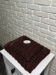 Набор 2 полотенца Koloco коричневого цвета 51х89 см + 71х137 см (COPY) - изображение 2