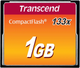 Karta pamięci Transcend CompactFlash 1GB 133x (TS1GCF133) - obraz 1