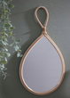Lustro wiszące La Factory w rattanowej ramie 37 x 20 cm Beżowe (3574641234409) - obraz 2