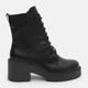 Женские демисезонные берцы кожаные высокие Camalini 0629/4 38 25.3 см Черные (ROZ6501022856) - изображение 1