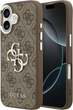 Панель Guess 4G Big 4G Classic Logo для Apple iPhone 17 Brown/Silver (3666339517915) - зображення 1