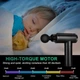 Перкуссионный массажер Cholas Massage Gun, 30 скоростей, 6 насадок, LED-дисплей, 2400 мА·ч, черный - изображение 4