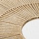 Lustro dekoracyjne wiszące Boltze okrągle w plecionej ramie 75 cm (4066076460434) - obraz 3