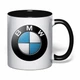 Чашка с печатью "BMW" (цвет чёрный) (34042) - изображение 2