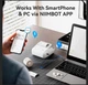Портативный Bluetooth термопринтер Niimbot B31 (колір сірий) для наклеек и этикеток - изображение 3