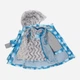 Парка Baby Line Z-124-17 Астры 116 см Бирюзовая (ROZ6205001339) - изображение 3