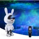 Лампа-ночник Заяц-космонавт/Звездное небо USB аккумулятор и пульт (MX-00009664) - изображение 2