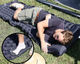 Каремат надувний туристичний 188х58х6см, Outdoor Sleeping, Чорний / Похідний матрац з подушкою (L) - изображение 3