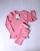 Термокомплект детский из шерсти мериноса 100% BabyKo Merino. Коралловый. Розмір 122\128 - изображение 3