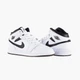 Кроссовки женские Jordan Air 1 Mid (Gs) 5Y Черно-белый DQ8423-132 - изображение 1
