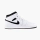 Кроссовки женские Jordan Air 1 Mid (Gs) 5Y Черно-белый DQ8423-132 - изображение 4