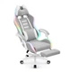 Компьютерное кресло Hell's HC-1039 LED RGB Grey-White (ткань) - изображение 6