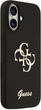 Панель Guess Silicone Big 4G Script для Apple iPhone 17 Black (3666339522230) - зображення 4