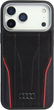 Etui plecki Audi R8 Genuine Leather MagSafe do Apple iPhone 17 Pro Max Black-Red (AU-TPUPCMIP17PM-R8/D3-RD) - obraz 1