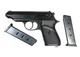 Стартовый пистолет SUR 2608 black с доп. магазином (Walther PP) - изображение 4