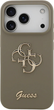 Панель Guess Silicone Big 4G Script для Apple iPhone 17 Pro Max Bronze (3666339522421) - зображення 3