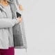 Куртка жіноча Quechua MH100 для гірського туризму сіра М - зображення 4