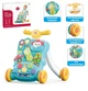 Ходунки детские Sobebear YL 622 телефон, звук, музыка, звуки животных, шестерни, пальчиковые игры, сортер, регулировка высоты Зеленый - изображение 3