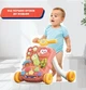 Ходунки детские Sobebear YL 622/02 телефон, звук, музыка, звуки животных, шестерни, пальчиковые игры, сортер, регулировка высоты Коралловый - изображение 8